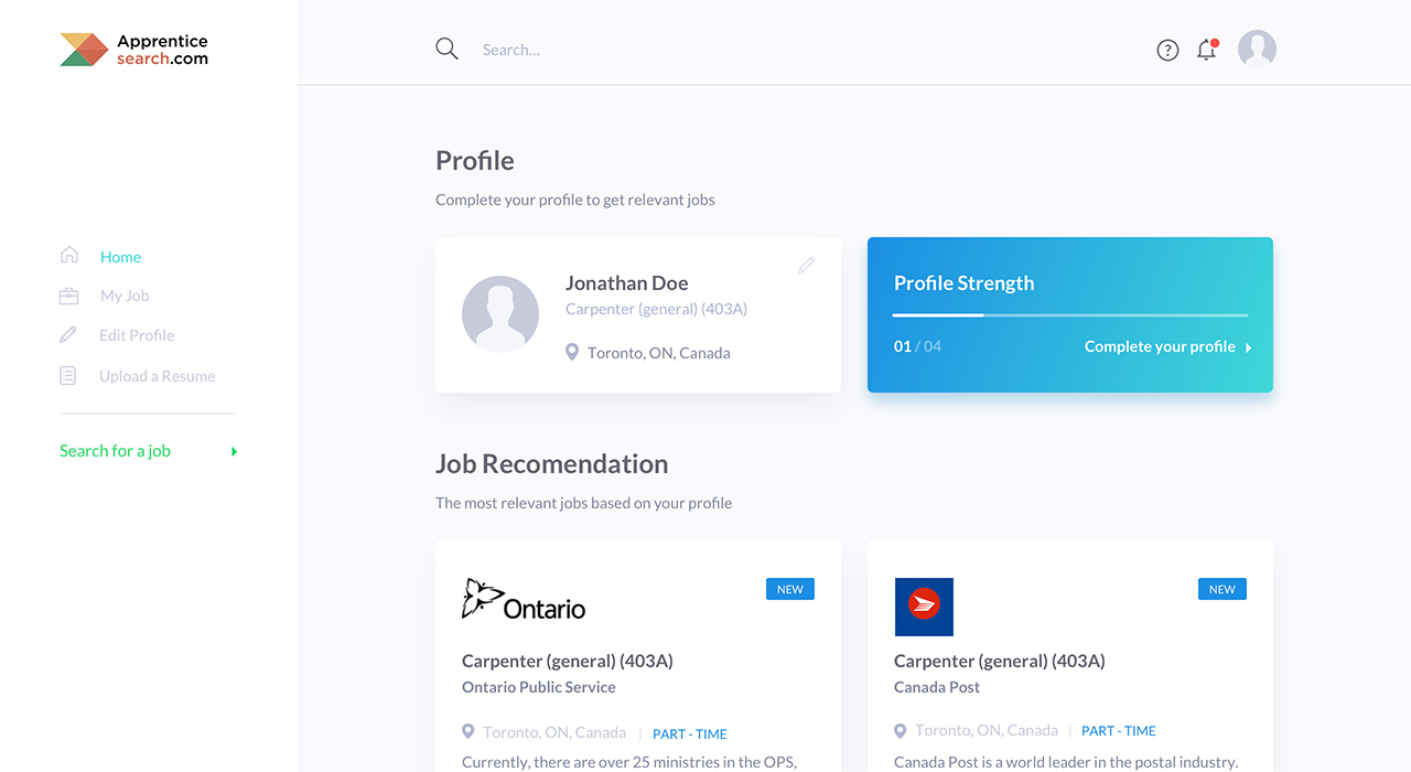 Apprentice Search by Nexttap - Digital Agency